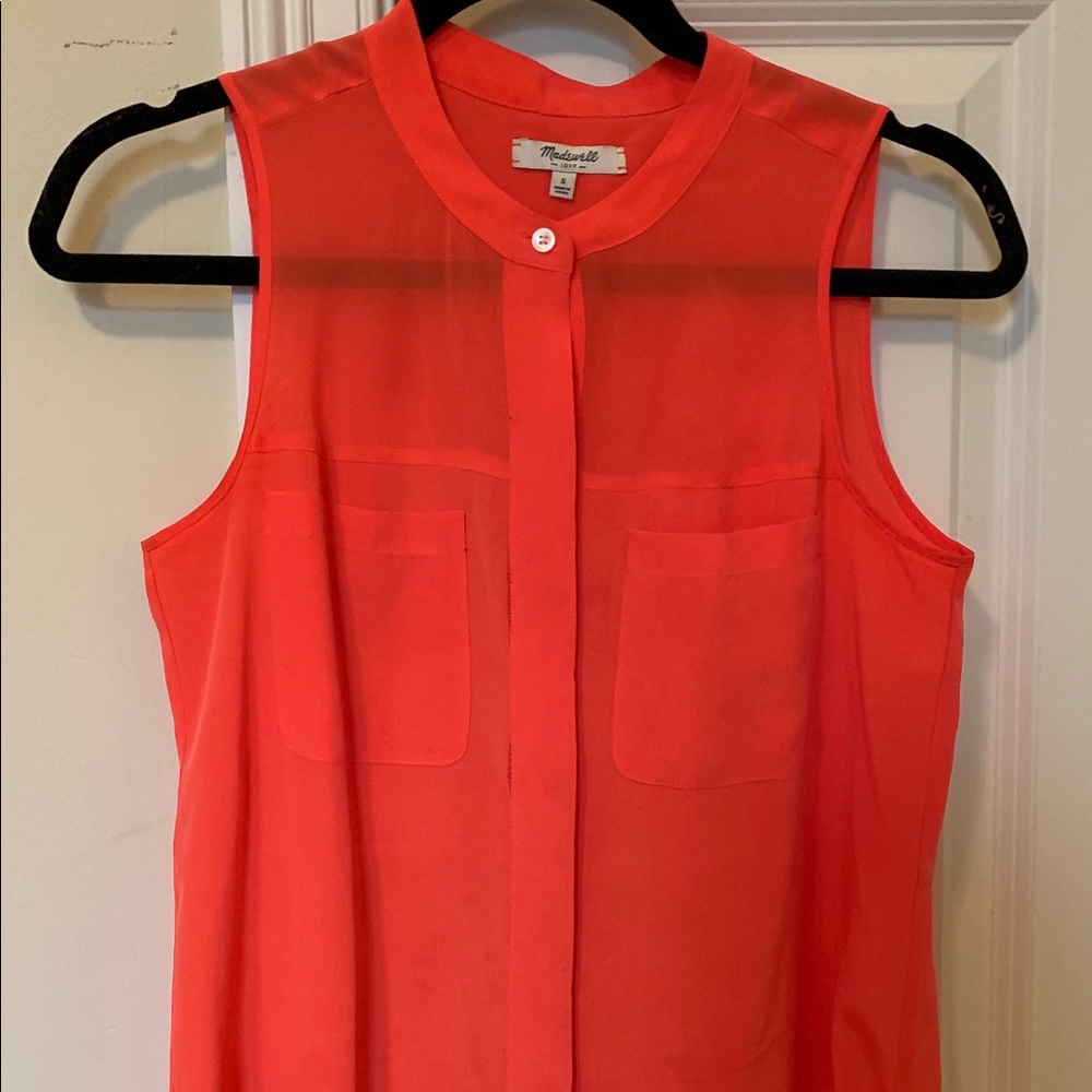 Madewell 100% silk tank